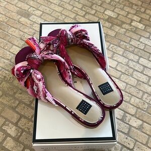 WHBM Fiji Crinkle Slide Sandal